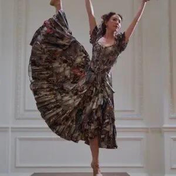 Floral Puff Sleeve Midi Dress - Picture 3 of 3